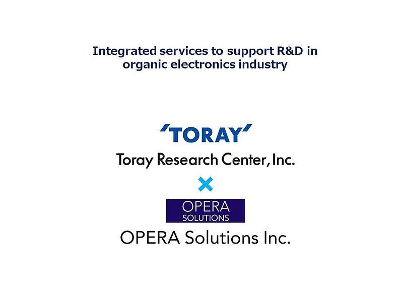Picture of Toray Research Center and OPERA Solutions joint offerings to customers
