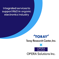 Picture of Toray Research Center and OPERA Solutions joint offerings to customers