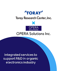 Picture of Toray Research Center and OPERA Solutions joint offerings to customers