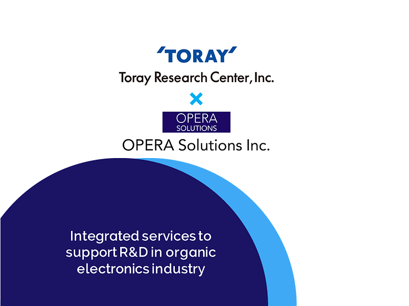 Picture of Toray Research Center and OPERA Solutions joint offerings to customers