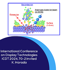 Picture of Analysis of TADF-OLED Degradation by GCIB-TOF-SIMS and Study of Water Impact with In Situ Exposure Methodology